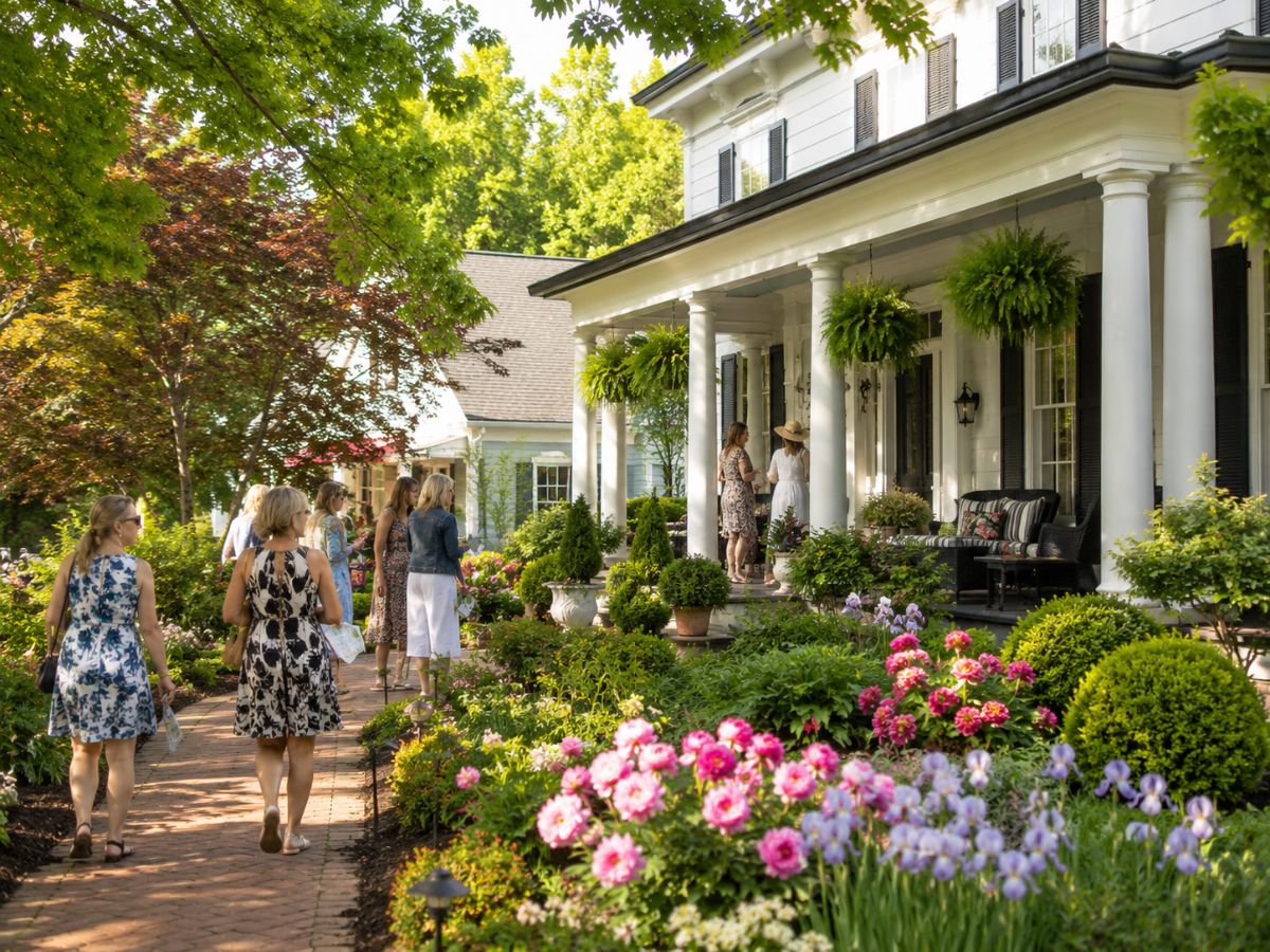 Historic home and garden on the annual Chagrin Falls Home and Garden Tour